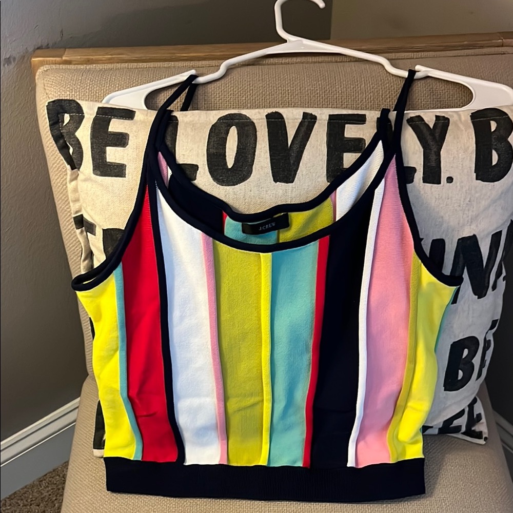 J. Crew Multicolor Striped Camisole